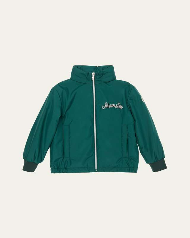 Boy's Corin Logo-Print Windbreaker, Size 8-10